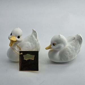 George Good Classic Sculpture Bone China Duck Figurines NWT
